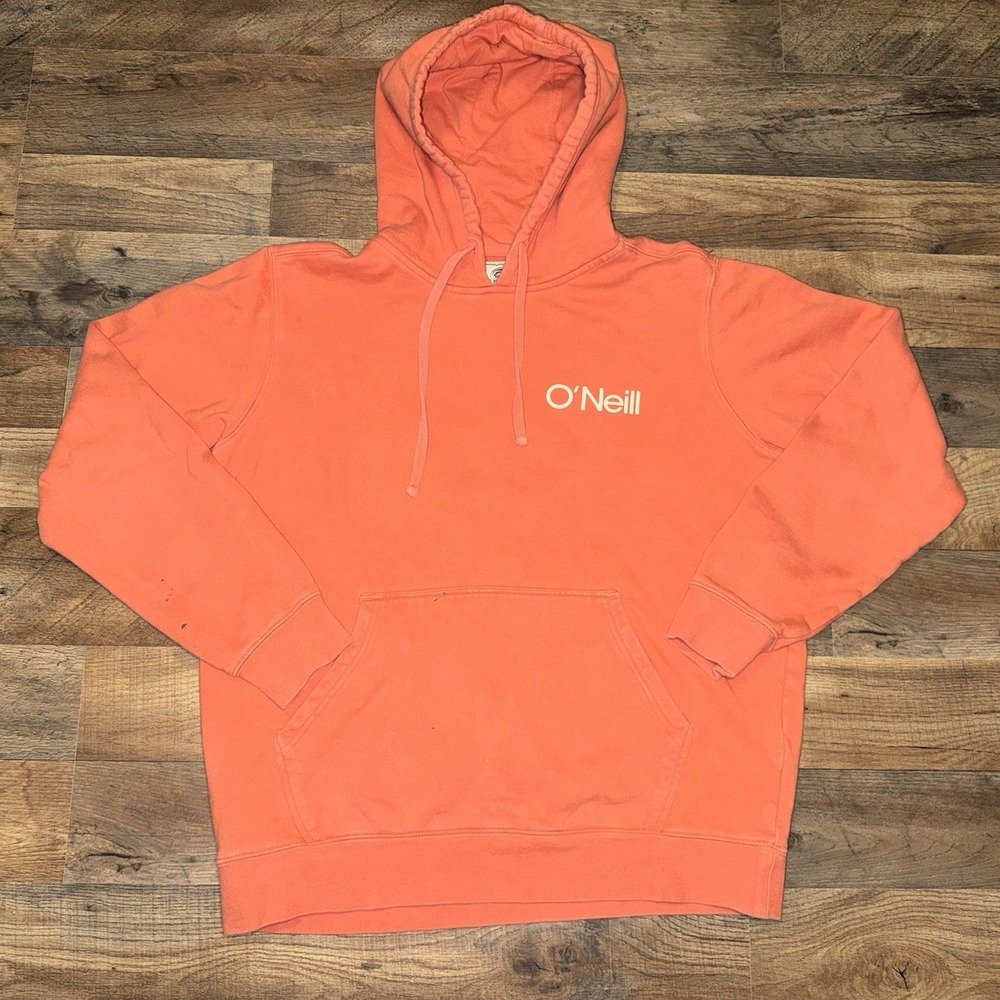 O'Neill Surfing Hoodie Men's Orange Standard Fit Size S - Picture 2 of 9